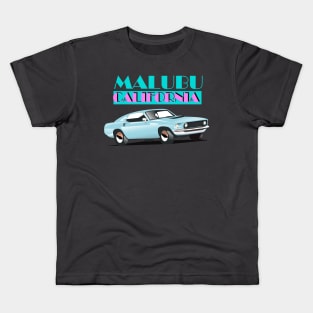 Malibu vacation poster Kids T-Shirt